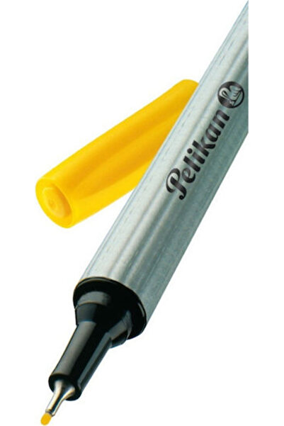 Pelikan Fineliner 96 Μαρκαδόροι Σχεδίου 0.4mm Κίτρινο 10 τεμάχια