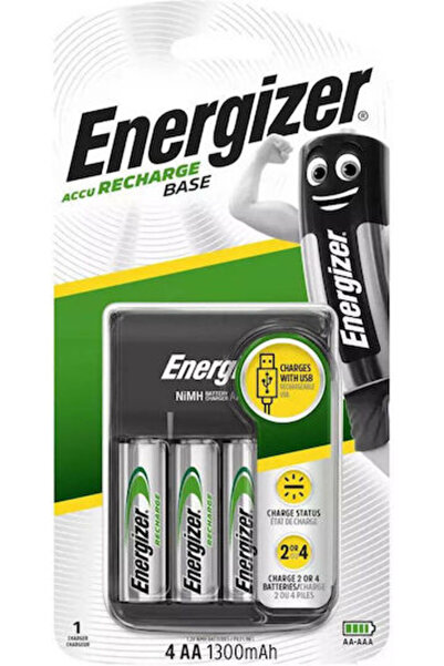 Energizer Βάση Φόρτισης 4 Μπαταριών Ni-MH Μεγέθους AA/AAA