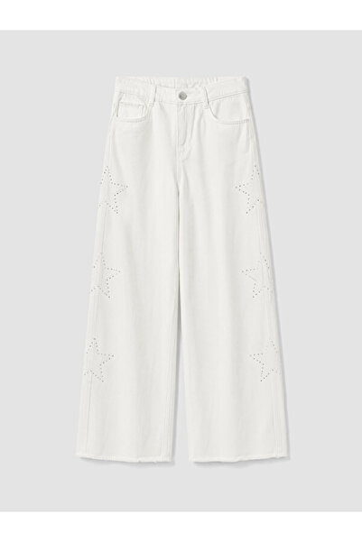 LC Waikiki Wide-Legged Stoned Girl's Jean Pants for Style Seekers from Uzg Store