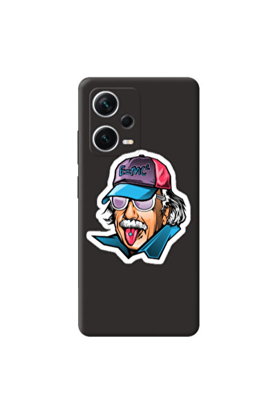 Other Xiaomi Poco X5 Einstein Black Colored Silicone TPU Θήκη