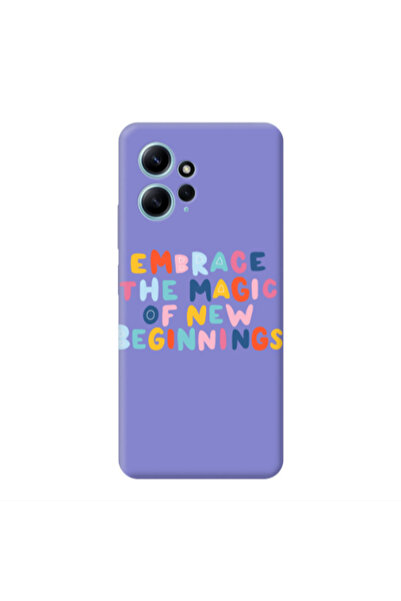 Other Xiaomi Redmi Note 12 4G Embrace Purple Colored Silicone TPU Θήκη