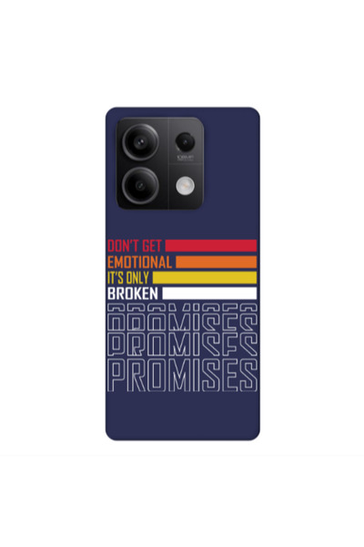 Other Xiaomi Redmi Note 13Pro 5G Dont Get Emotional Dark blue Colored Silicon...