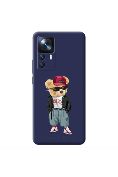 Other Xiaomi Mi 12T Hip hop style Dark blue Colored Silicone TPU Θήκη