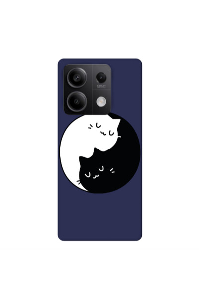 Other Xiaomi Redmi Note 13 5G Bundle of love Dark blue Colored Silicone TPU Θήκη