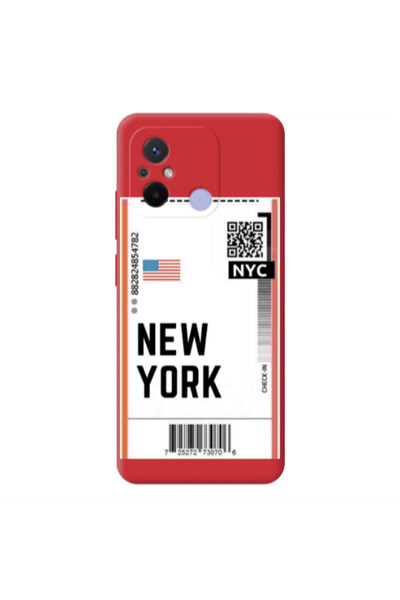 Other Xiaomi Redmi 12C New York NYC Red Colored Silicone TPU Θήκη