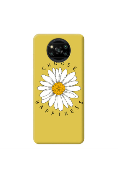 Other Xiaomi Poco X3 Pro Chose Happines Yellow Colored Silicone TPU Θήκη