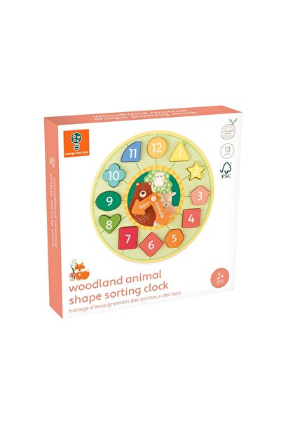 Orange Tree Toys Ρολόι με σχήματα Δάσους