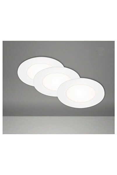 OEM Spoturi LED încastrate Briloner Flat 3W 350 lumeni, 4000K, Ø85 mm, alb, p...