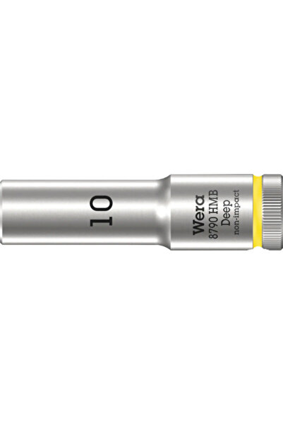 OEM Cap cheie tubulară Wera 8790 C HMB Deep Hex-Plus 10mm, din oțel crom-vanadiu