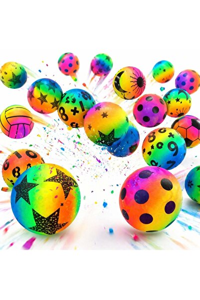 CASA JOY Minge de plajă 24 cm 55 g Plastic Set de 10 Multicolor En-gros
