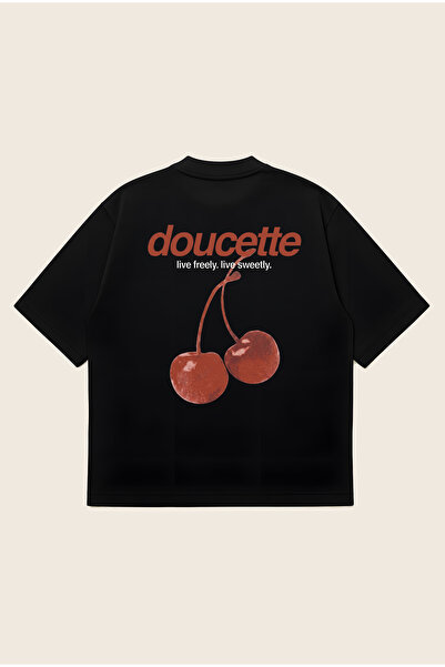 Moon Dancer Doucette Live Freely Oversize Boxy Cut Unisex 100% Cotton Printed...