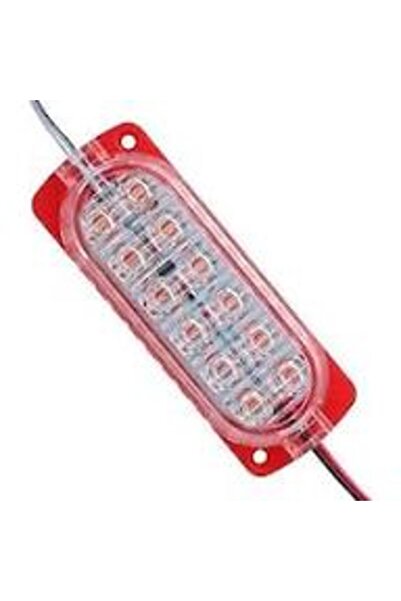 ZRM 12V 2.4W KIRMIZI 2 SIRA GENİŞ KASA ÇAKAR MODÜL LED ( 5ADET )