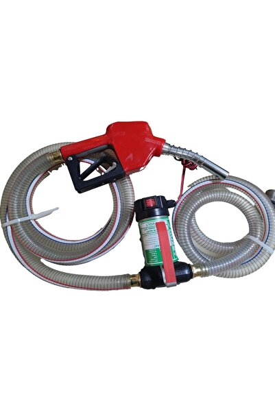 DÜZEY POMPA 220 Volt Mazot Aktarma Pompası 5 Metre Telli Hortum ve Akaryakıt ...