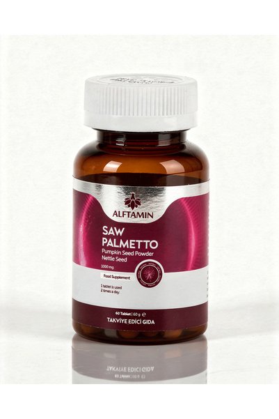 ALFTAMİN Saw Palmetto Supplement 1000 Mg 60 Capsules