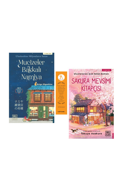 Athica Sakura Mevsimi Kitapçısı/Mucizeler Bakkalı Namiya/2 Kitap Set