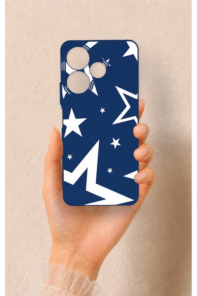 Vip Case Redmi 13 4g Compatible Mega Star Patterned Silicone Case