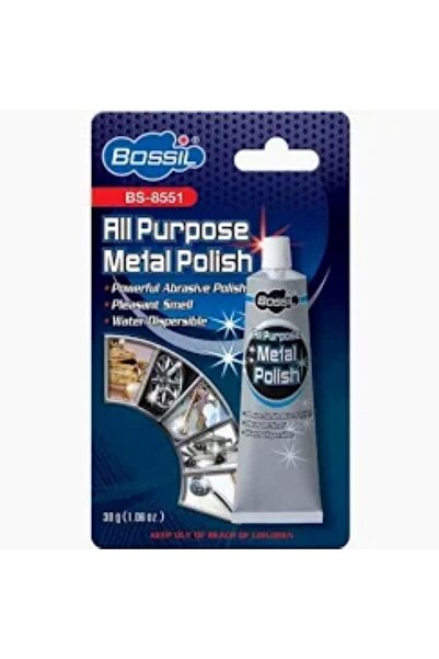 Bossil Multi-purpose metal polish for polishing and cleaning metal, chrome, a...