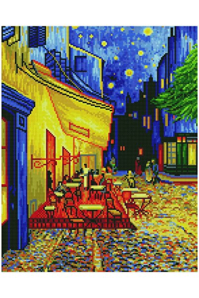 Liva Craft Diamond Mosaic Painting Van Gogh Night Coffee – 52 X 42 cm
