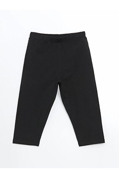 LC Waikiki Basic Girls' Leggings with Elastic Waist (S4)