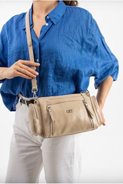Senna Collection A Very Useful Multi-Section Bag in Light Vision Fabric