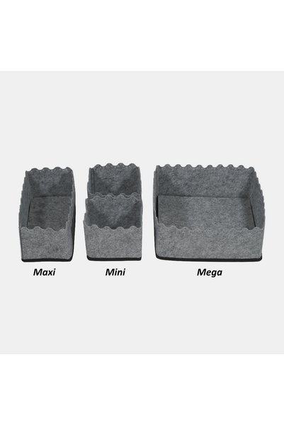 Less Home Felt Retro Drawer Organizer - Mini