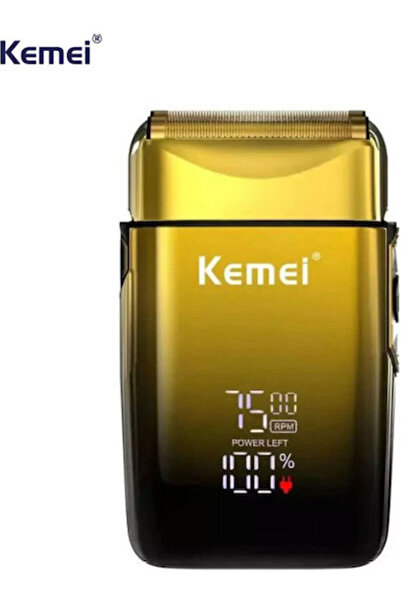 Kemei KM-TX10 Ηλεκτρική Ξυριστική Μηχανή Προσώπου με Πλέγμα, Επαναφορτιζόμενη