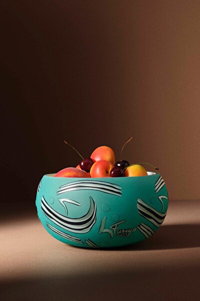 Paşabahçe Turquoise Bowl from Füreya, Stylish Tableware, Kitchen Accessory