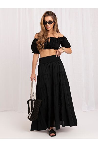 Factory Price Fusta Dama Negru