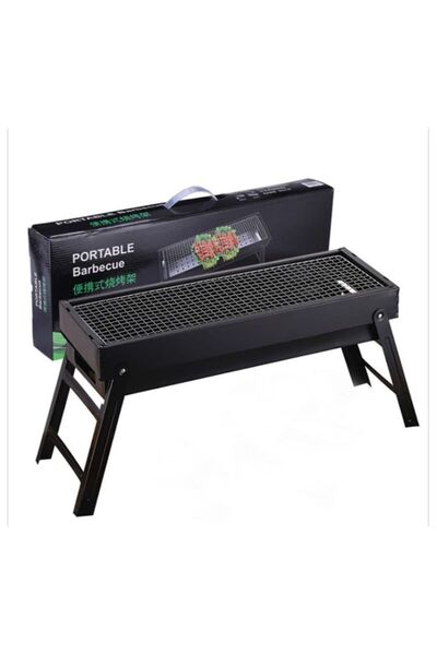 ELTRAZONE Portable Barbecue Grill, Charcoal Grill, Foldable Outdoor/Household...