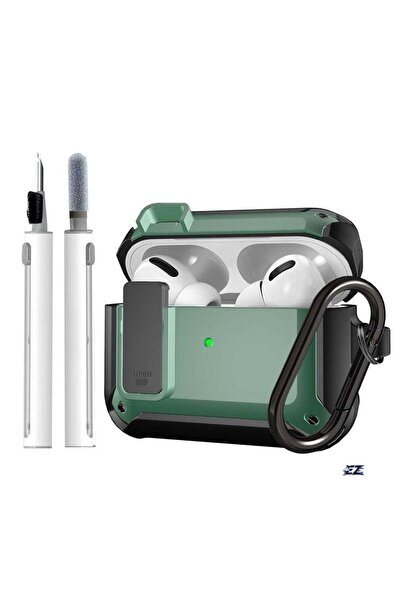 ELTRAZONE [قفل آمن] غطاء حماية لسماعات AirPods Pro - غطاء واقي محسّن مقاوم لل...
