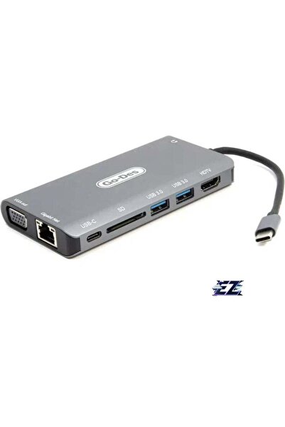 ELTRAZONE 8 in 1 USB-C Hub Adapter GD-8792