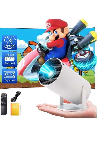 ELTRAZONE Portable 4K Mini Projector: Smart Design, Auto Keystone Adjustment,...