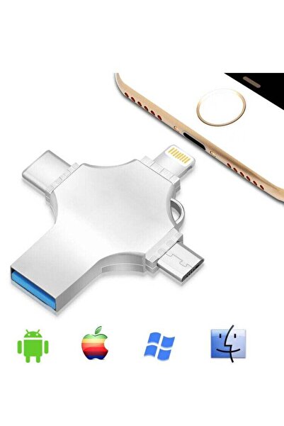 ELTRAZONE High Speed 4 In 1 Multi-function OTG USB Flash Drive Type-C Pen dri...