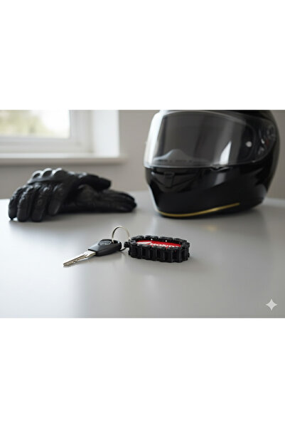 Ümraniye3d Honda Chain Detailed Motorcycle Keychain