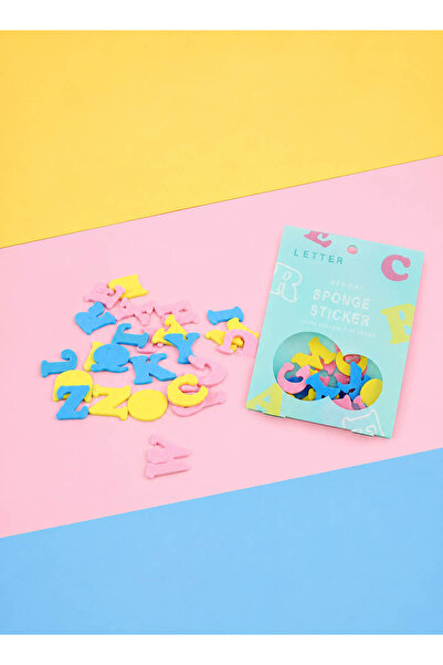 Midi Colorful Letter Shape Foam Stickers