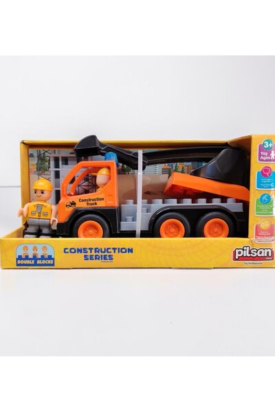 PİLSAN Double Blok İttir Gitsin İnşaat Serisi İş Makinaları Vinç 25 cm