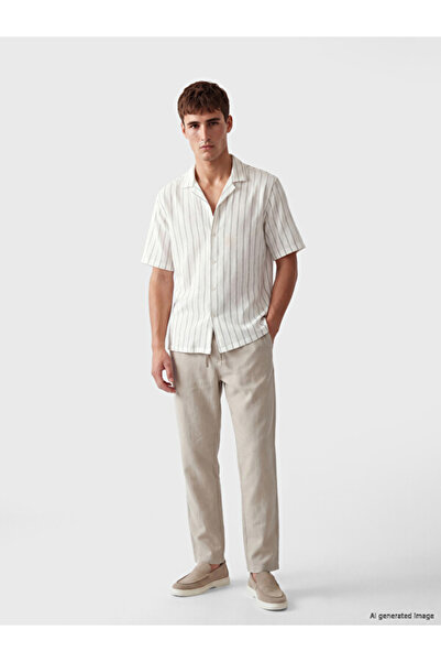 LC Waikiki Quality Pieces from Çelebi Store: Standart Fit Men's Linen Look Pants