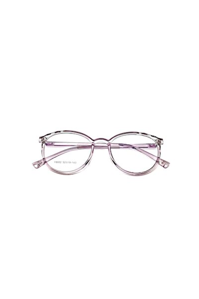 Polaried Transparent pink eyeglasses frame Model Y8002 C5