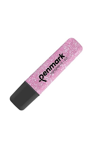 penmark Metallic Glitter Highlighter Pink - 3 Pieces