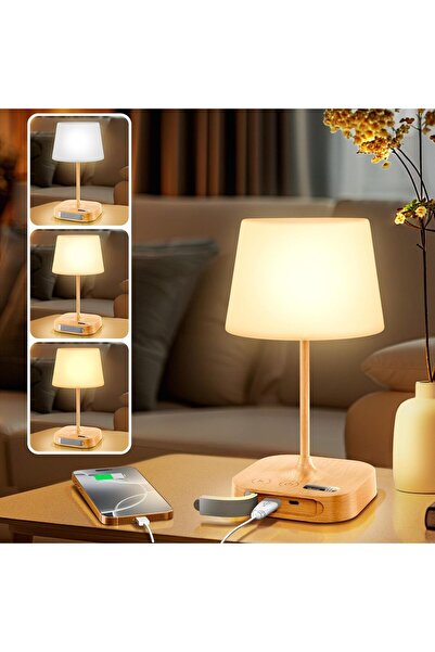 Urban URBANNX Table Lamp, 8000mAh Battery Operated Bedside Lamp with USB Port...