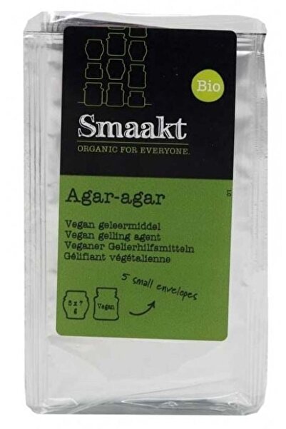 Smaakt Agar agar pudra bio 5 plicuri x 7g
