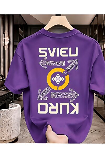 ORVIO Group Men's oversized graphic tee with back print