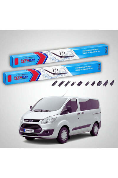 TEAMCAR Υαλοκαθαριστήρες παρμπρίζ Ford Tourneo Custom Gen I V362 Van 2012-σήμ...