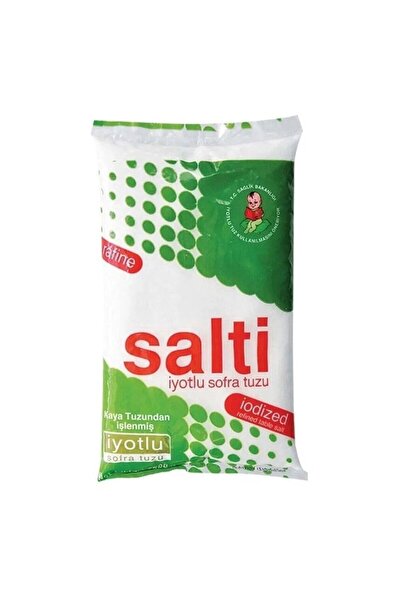 Salti İyotlu Sofralık Kaya Tuzu 3 Kg