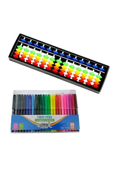 Universal Abac numaratoare copii,stil japonez,pentru educatie matematica,13 t...