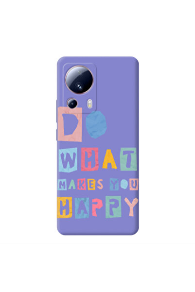 Other Xiaomi Mi 13 Lite Do What Makes Purple Colored Silicone TPU Θήκη