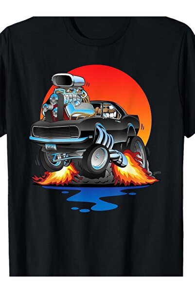 212Wear تي شيرت رجالي كلاسيكي من طراز Hot Rod Racing من الستينيات |   تي شيرت...