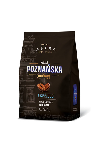 Astra Cafea boabe, Astra, 500g, aroma din Asia si America Latina, pastrata in...