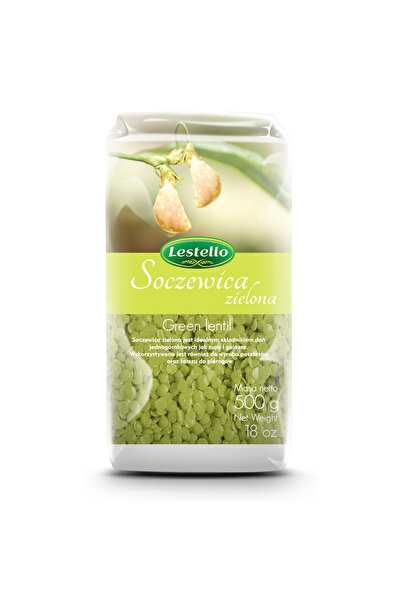 Lestello Linte verde 500g, bogata in proteine, ideala pentru salate, 10 portii