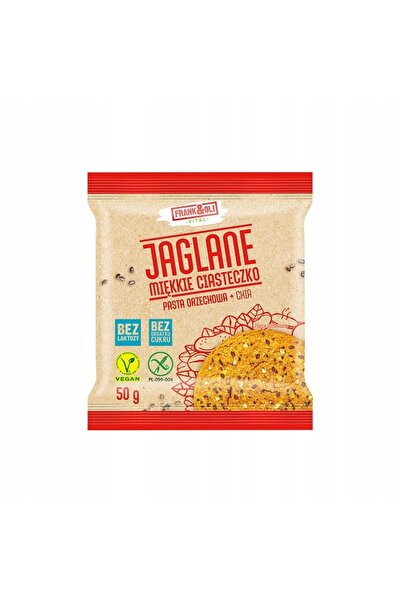 OEM Biscuiti fara gluten, Cu pasta de arahide si seminte chia, Vegan, 50 g